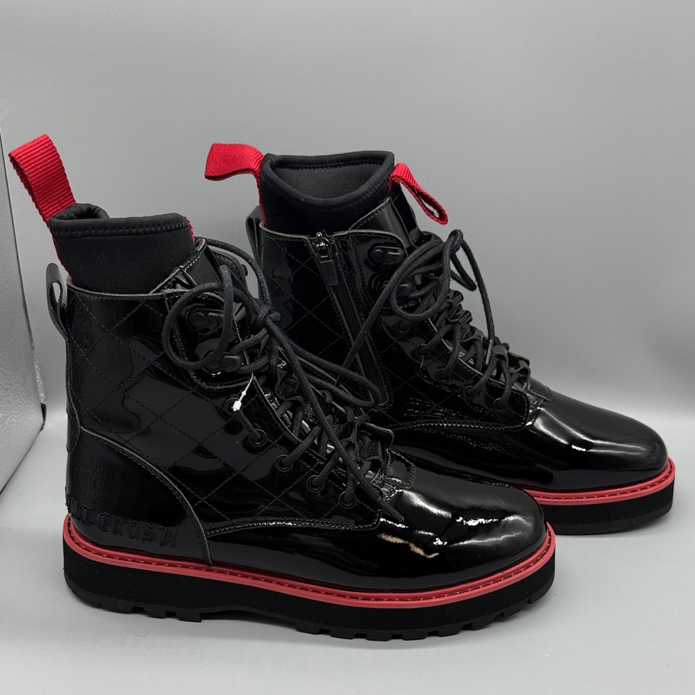 Stylish Black and Red Men's Boots